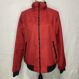 Hartwell Jacket Mens Size Medium Windbreaker Red Coat Bomber Full Zip Pockets